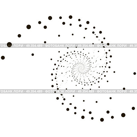 Geometric technology vector background. Abstract monochrome vortex trail. Vector illustration.. Geometric technology vector background. Abstract monochrome vortex trail. Vector illustration. Стоковая иллюстрация, агентство Ingram Publishing / Фотобанк Лори