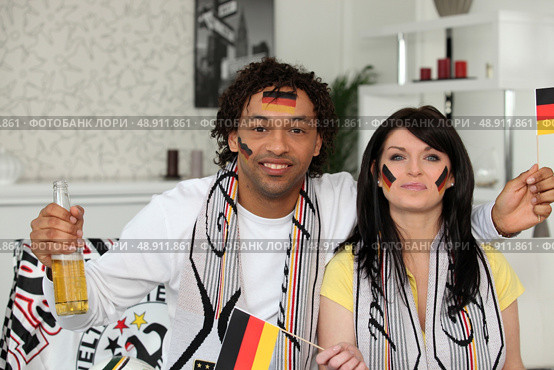 German sports enthusiasts. Стоковое фото, агентство Ingram Publishing / Фотобанк Лори