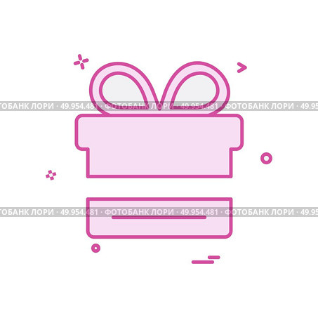 Giftbox icon design vector. Стоковая иллюстрация, агентство Ingram Publishing / Фотобанк Лори
