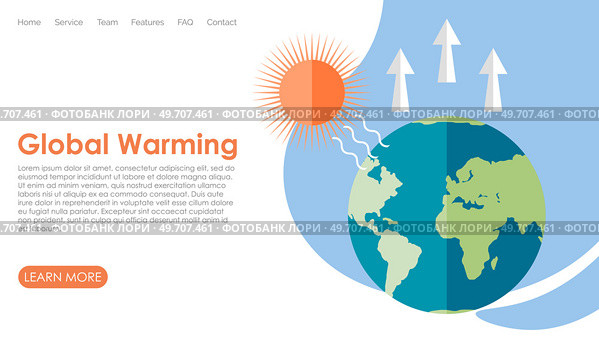 Global warming, sea level rise, increase in temperature of planet, evaporation of worlds oceans. Ecological catastrophy, human impact on ecology. Saving Earth and environmental care, climate change. Global warming, sea level rise, increase in temperature of planet, evaporation of worlds oceans. Стоковая иллюстрация, агентство Ingram Publishing / Фотобанк Лори
