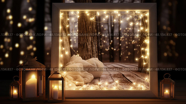 glow light frame ai generated. Стоковое AI-изображение, AI-художник Vectorwin / Фотобанк Лори