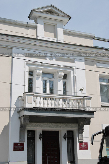 Гоголевский бульвар, дом 4. Городская усадьба XIX века. Фрагмент здания (2013 год). Стоковое фото, фотограф Илюхина Наталья / Фотобанк Лори