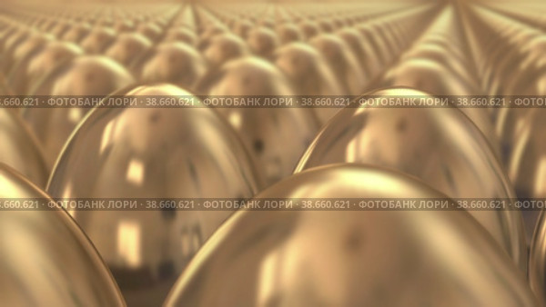 Gold Eggs. Стоковая анимация, аниматор Илия Кирносов / Фотобанк Лори