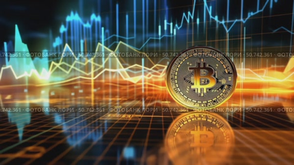 Gold token cryptocurrency with chart background. Digital coin analysis, financial growth of blockchain, and global crypto market trends footage. Стоковое AI-видео, аниматор Анжелика Самсонова / Фотобанк Лори