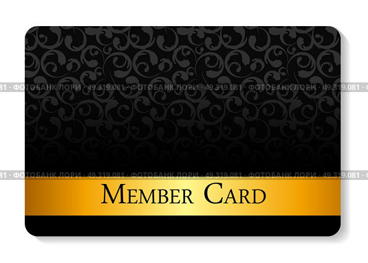 Gold VIP Members Card Vector Illustration EPS10. VIP Members Card Vector Illustration. Стоковая иллюстрация, агентство Ingram Publishing / Фотобанк Лори