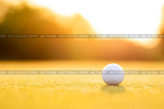 Golf course on a sunny day. Стоковое фото, фотограф Sebastian Duda / Smarterpix / Фотобанк Лори