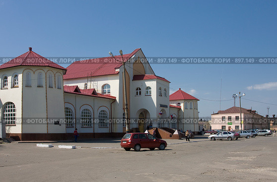 Город Муром. Железнодорожный вокзал (2009 год). Редакционное фото, фотограф Юрий Синицын / Фотобанк Лори
