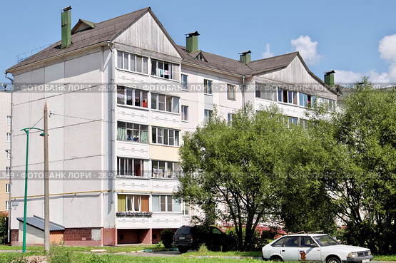 Город Руза, Московская область, Северный микрорайон. Городской пейзаж (2018 год). Редакционное фото, фотограф Илюхина Наталья / Фотобанк Лори