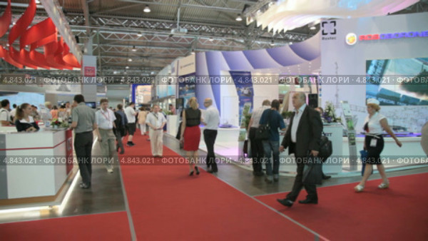 Город Санкт-Петербург, Ленэкспо, 6-й Международный военно-морской салон. Рособоронэкспорт и Объединенная судостроительная корпорация (2013 год). Редакционное видео, видеограф Игорь Долгов / Фотобанк Лори