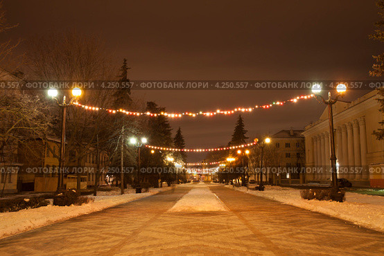 Город Тамбов. Улица Державинская (2013 год). Стоковое фото, фотограф Карелин Д.А. / Фотобанк Лори