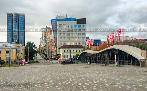 Городская эспланада, Пермь, (2024 год). Редакционное фото, фотограф Олег Пученков / Фотобанк Лори