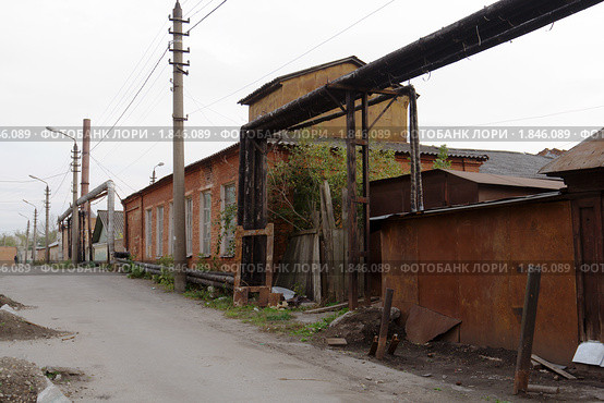Городские задворки (2009 год). Стоковое фото, фотограф Солодовникова Елена / Фотобанк Лори