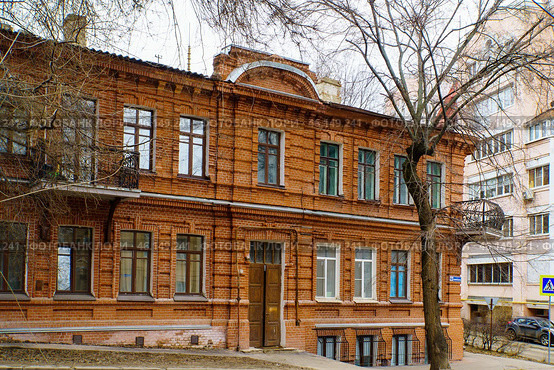 Городской пейзаж. Жилой дом Фёдоровых кон. XIX нач. XX вв.. Воронеж. Стоковое фото, фотограф Владимир Шибаев / Фотобанк Лори