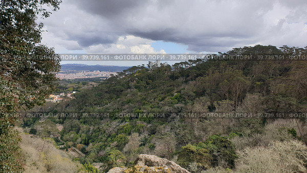 Горы Синтры (Sintra Mountains). Синтра, Лиссабон, Португалия (2023 год). Стоковое фото, фотограф lana1501 / Фотобанк Лори