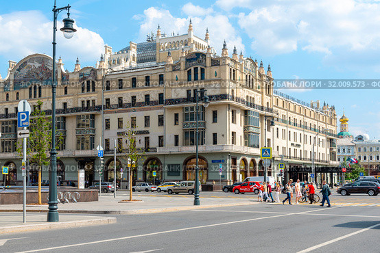 Гостиница "Метрополь" (Hotel Metropol Moscow). Москва (2019 год). Редакционное фото, фотограф Александр Щепин / Фотобанк Лори