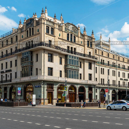 Гостиница Метрополь (Hotel Metropol Moscow). Москва (2019 год). Редакционное фото, фотограф Александр Щепин / Фотобанк Лори