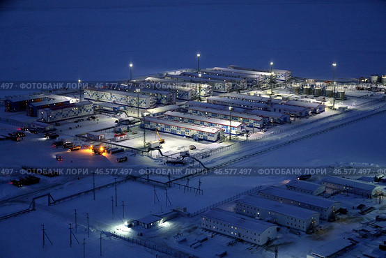Готовые корпуса завода по сжижению газа. Стоковое фото, фотограф Владимир Смирнов / ТАСС / Фотобанк Лори