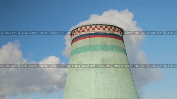 Градирня. Стоковое видео, видеограф Кирилл Трифонов / Фотобанк Лори