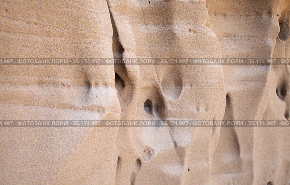Gran Canaria, amazing sand stone erosion figures in ravines on Punta de las Arenas cape on the western part of the island, also called Playa de Artenara (2020 год). Стоковое фото, фотограф Tamara Kulikova / Фотобанк Лори