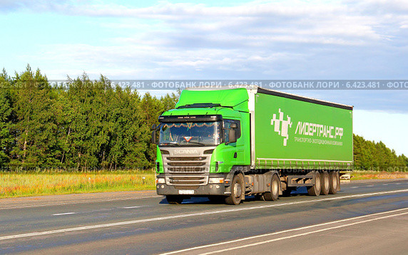 Грузовик Scania G400 (2014 год). Редакционное фото, фотограф Art Konovalov / Фотобанк Лори