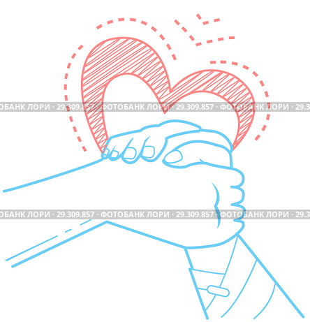 help Social concept. Стоковая иллюстрация, иллюстратор Седых Алена / Фотобанк Лори