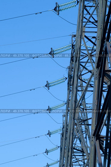 high-voltage power lines. Стоковое фото, агентство Ingram Publishing / Фотобанк Лори