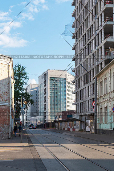 Холодильный переулок. Москва (2019 год). Редакционное фото, фотограф Александр Щепин / Фотобанк Лори