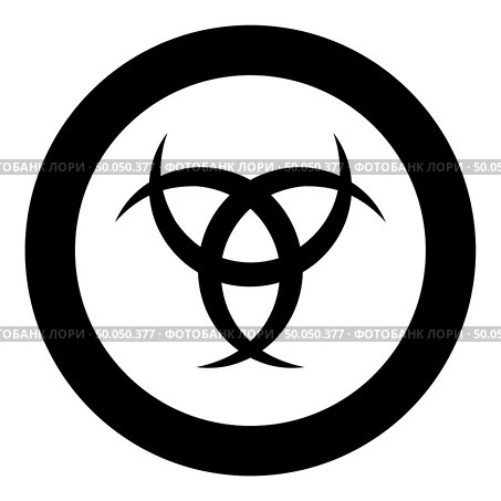 Horn Odin Triple horn of Odin icon in circle round black color vector illustration flat style simple image. Horn Odin Triple horn of Odin icon in circle round black color vector illustration flat style image. Стоковая иллюстрация, агентство Ingram Publishing / Фотобанк Лори