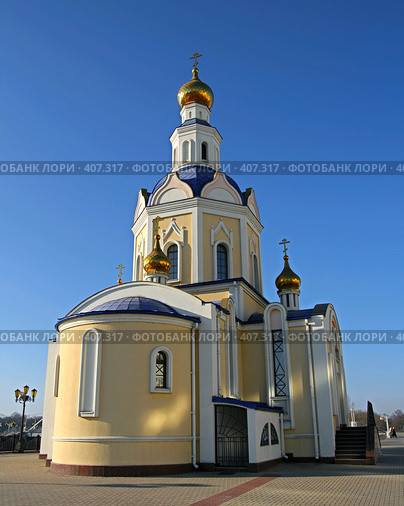 Храм Архангела Гавриила. г. Белгород. Россия (2008 год). Стоковое фото, фотограф Denis Kh. / Фотобанк Лори