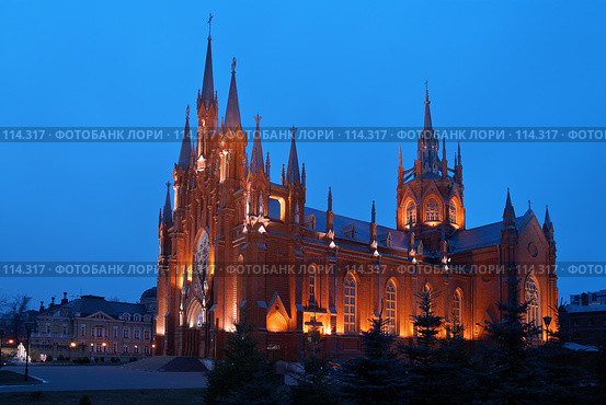 Храм Непорочного Зачатия Пресвятой Девы Марии (2007 год). Стоковое фото, фотограф Павел Широков / Фотобанк Лори