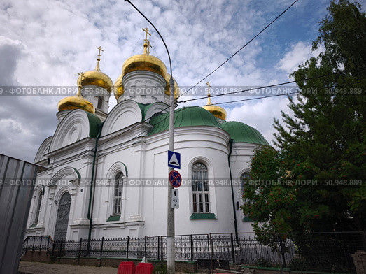 Храм Сергия Радонежского в Нижнем Новгороде. Редакционное фото, фотограф Мария Сергеева / Фотобанк Лори