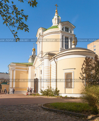Храм святителя Николая Мирликийского в Кузнецкой слободе Вишняковский пер., 15 Москва. Редакционное фото, фотограф Владимир Чинин / Фотобанк Лори