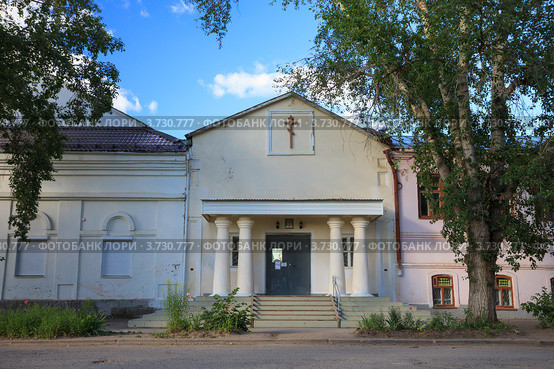 Храм Святого Благоверного князя Александра Невского в городе Нытва. Пермский край. Россия (2012 год). Стоковое фото, фотограф Андрей Щекалев (AndreyPS) / Фотобанк Лори