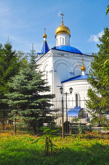 Храм в честь иконы Божией Матери "Целительница". Город Тюмень (2015 год). Стоковое фото, фотограф Александр Тараканов / Фотобанк Лори