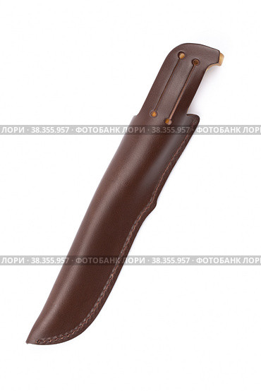 Hunting knife in sheath. Scandinavian style. Стоковое фото, фотограф Astroid / Фотобанк Лори