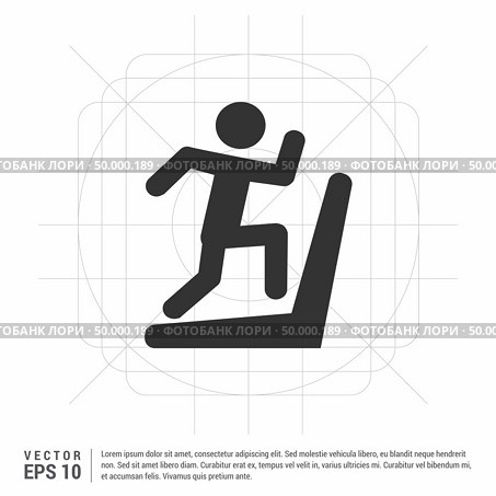 Hurdling Icon. Стоковая иллюстрация, агентство Ingram Publishing / Фотобанк Лори