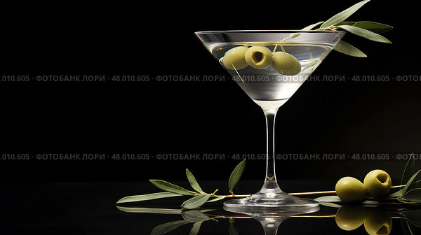 ice gin cocktail drink gin ai generated. Стоковое AI-изображение, AI-художник Vectorwin / Фотобанк Лори