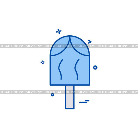 Icecream icon design vector. Стоковая иллюстрация, агентство Ingram Publishing / Фотобанк Лори