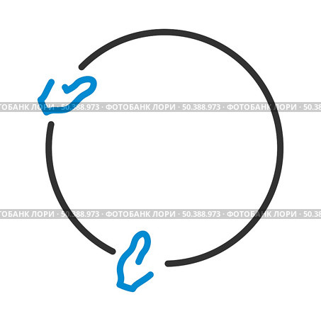 Icon Of Hand Holding Photography Reflector. Editable Bold Outline With Color Fill Design. Vector Illustration. Стоковая иллюстрация, агентство Ingram Publishing / Фотобанк Лори