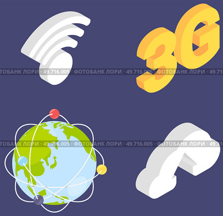 Icons for mobile devices set. Basic gadget functions. Social media, Internet signs. Phone applications and network symbols 3G, wi fi, cloud storage. Custom buttons on smartphone screen, user menu. Icons for mobile devices set. Basic gadget functions. Social media signs 3G, wi fi, cloud storage. Стоковая иллюстрация, агентство Ingram Publishing / Фотобанк Лори