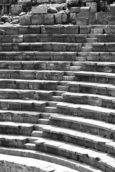 in  jordan the antique theatre  and archeological site classical heritage for tourist. Стоковое фото, агентство Ingram Publishing / Фотобанк Лори