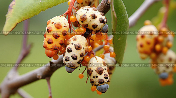 infestation tree insect ai generated. Стоковое AI-изображение, AI-художник Vectorwin / Фотобанк Лори