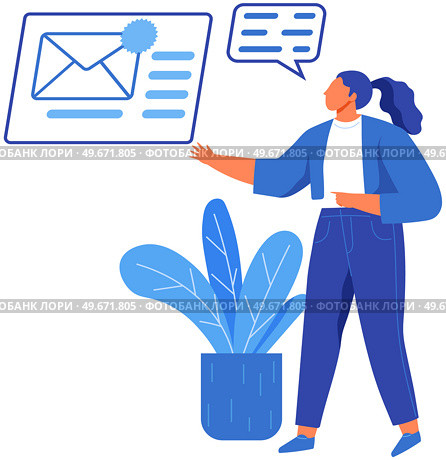 Information in newsletter in digital envelope. Online subscription for news, newspapers electronic publication for subscribers. Receives email via internet. File document data analysis. Unread message. Information in newsletter in digital envelope. Online subscription for news, newspapers, electronic publication. Стоковая иллюстрация, агентство Ingram Publishing / Фотобанк Лори