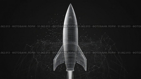 innovation replicating startup rocket ai generated. Стоковое AI-изображение, AI-художник Vectorwin / Фотобанк Лори