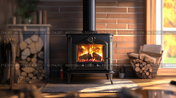 interior wood stoves. Стоковое фото, фотограф Vectorwin / Фотобанк Лори