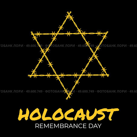 International holocaust remembrance day background. Vector Illustration EPS10. International holocaust remembrance day background. Vector Illustration. Стоковая иллюстрация, агентство Ingram Publishing / Фотобанк Лори