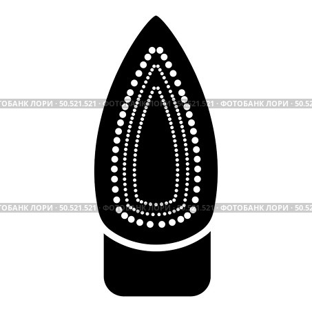 Iron soleplate flatiron icon black color vector illustration image flat style simple. Iron soleplate flatiron icon black color vector illustration image flat style. Стоковая иллюстрация, агентство Ingram Publishing / Фотобанк Лори