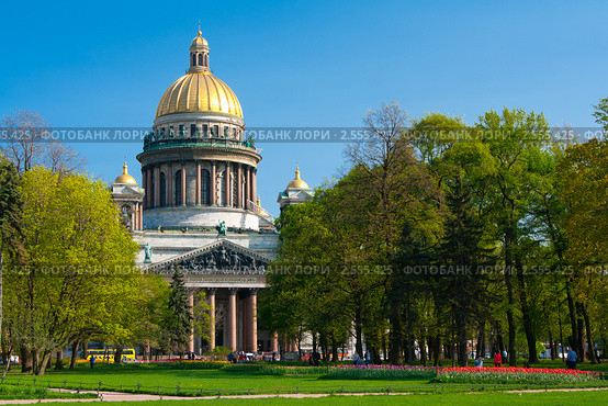 Исаакиевский собор. Санкт-Петербург (2011 год). Стоковое фото, фотограф Алексей Ширманов / Фотобанк Лори