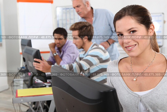 IT lesson. Стоковое фото, агентство Ingram Publishing / Фотобанк Лори