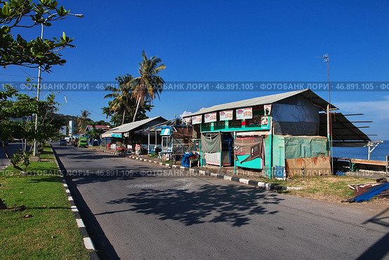 Jakarta / Indonesia - 31 Jul 2016: The local fish market in Padang city, Indonesia. Редакционное фото, фотограф Сергей Стрелков / Фотобанк Лори
